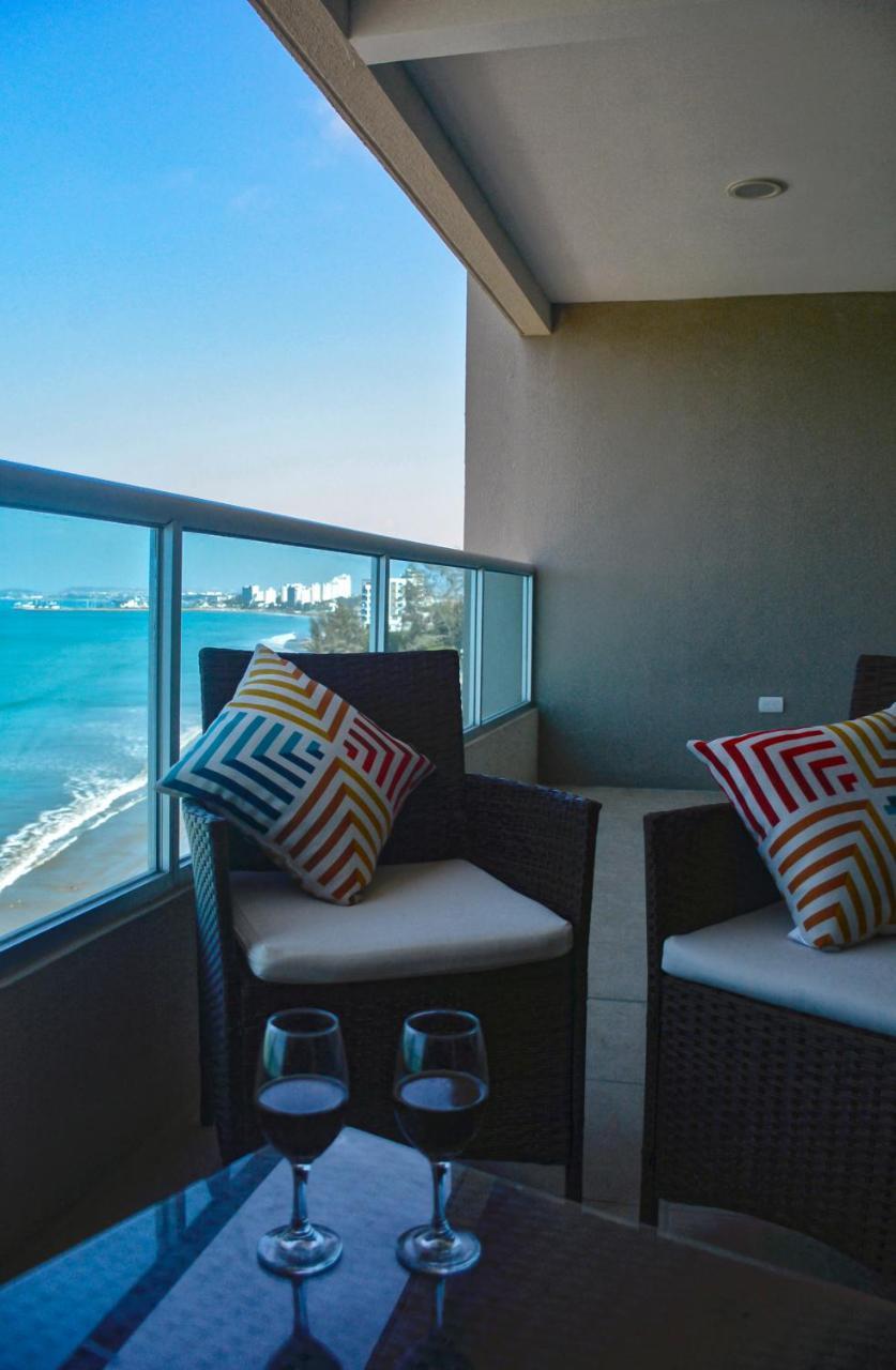Апартаменты Lindo Departamento Al Pie De Playa Edificio Torre Oceanica Салинас Экстерьер фото
